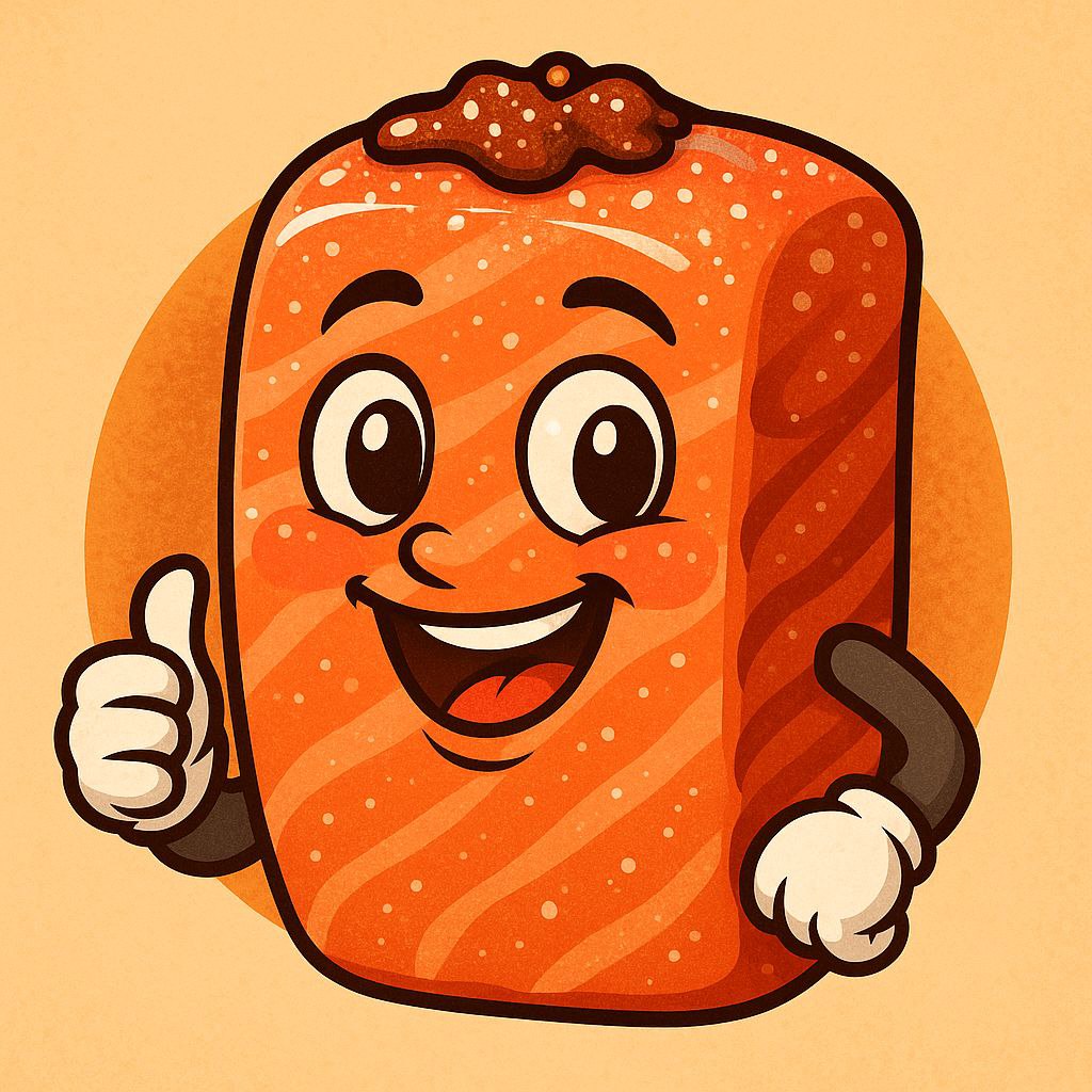 Salmon Candy Mascot